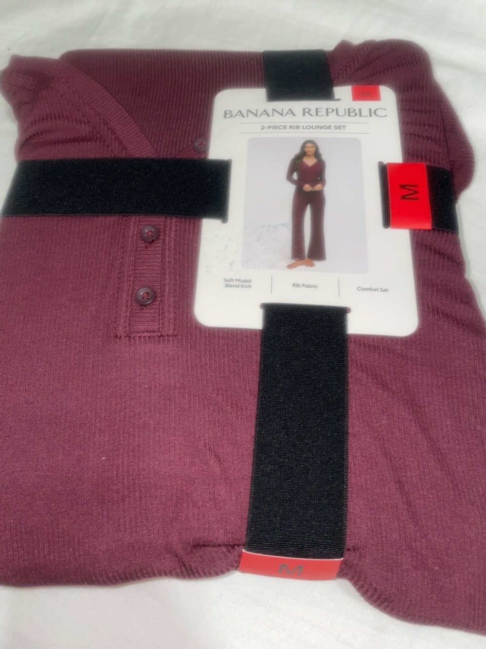 BN 2 pcs Banana Republic Women's Port Royale Rib Lounge Set, Size #M